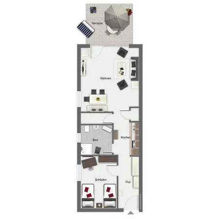 Apartman Papillon 01-1 *